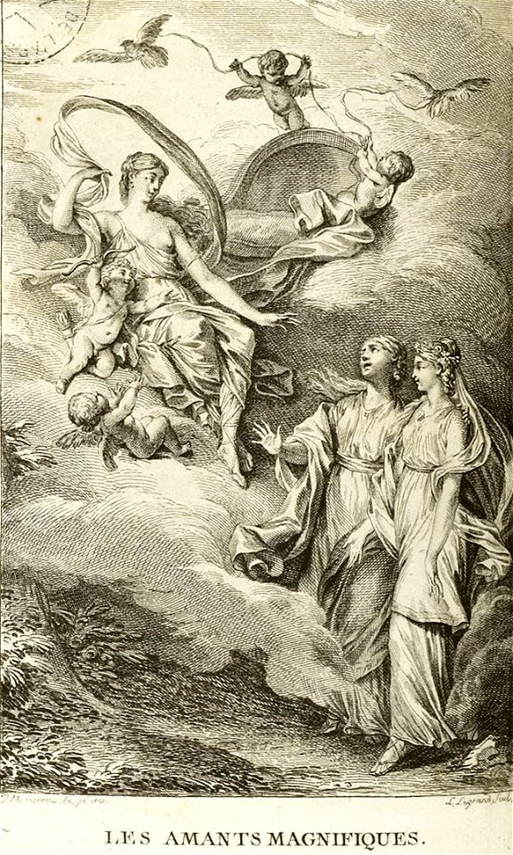 Oeuvres de Molière -Les Amants magnifiques - Bret - Louis Legrand (1723-1807)