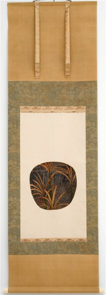 Ogata Korin - Corn and Pampas Grass, Pampas Grass - 78.66.2 - Detroit Institute of Arts
