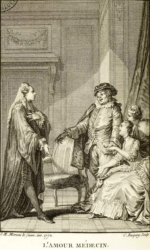 Oeuvres de Molière -L'Amour médecin - Bret - Jean-Charles Baquoy