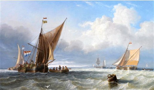 Off the Dutch Coast by John Wilson Carmichael