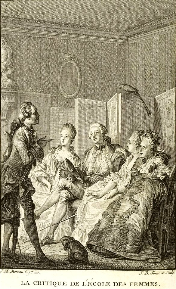 Oeuvres de Molière -La Critique de l'école des femmes - Bret - Jean-Baptiste Simonet