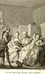 Oeuvres de Molière -La Critique de l'école des femmes - Bret - Jean-Baptiste Simonet