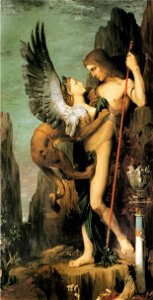 Oedipus und die Sphinx (Gustave Moreau)