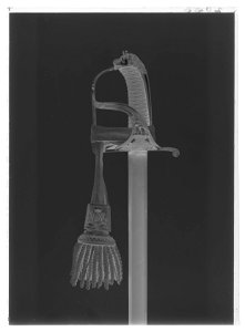 Officerspallasch, Sverige 1700-talet - Livrustkammaren - 1561-negative