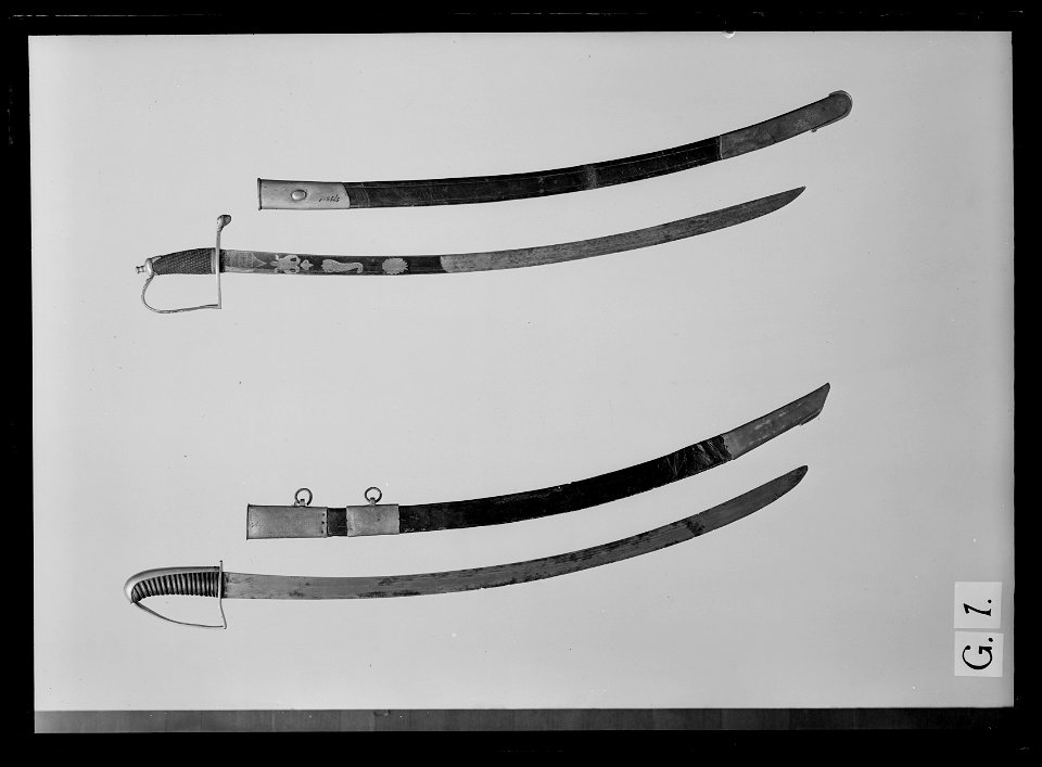 Officerssabel. Lybeck, 1800-talets förra hälft - Livrustkammaren - 776