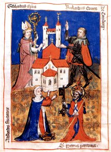 Oehringen Chorherrenstift Gruendung durch Adelheid 1037