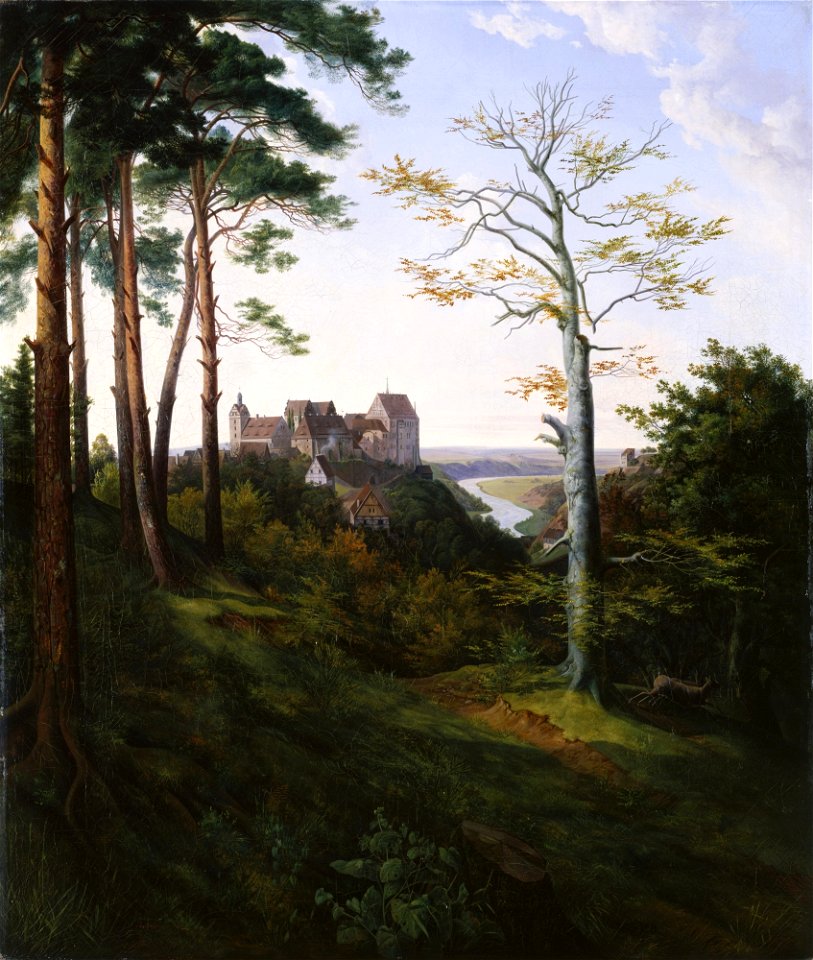 Ernst Ferdinand Oehme - Schloss Colditz