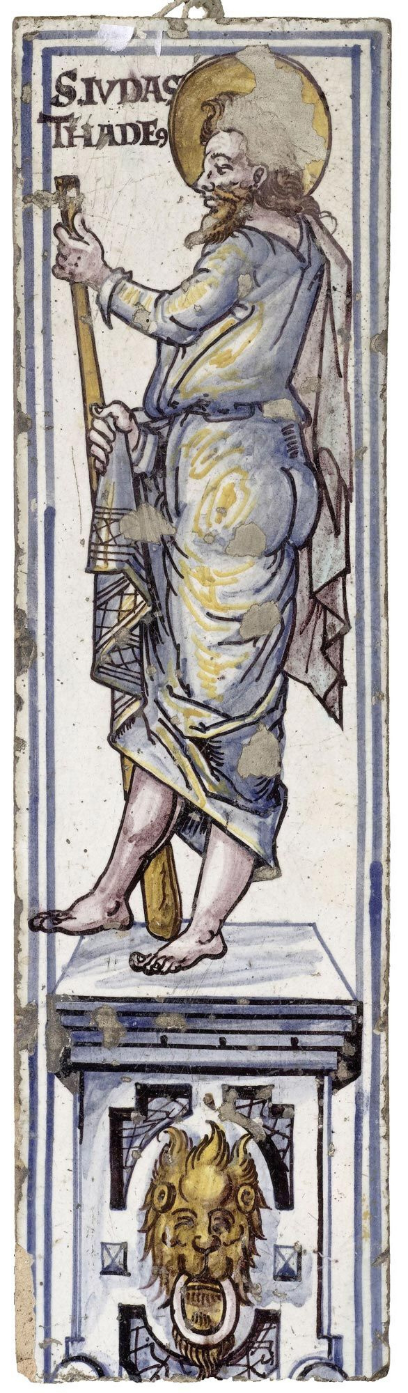 Ofenkachel Winterthur 17Jh Judas Thaddäus