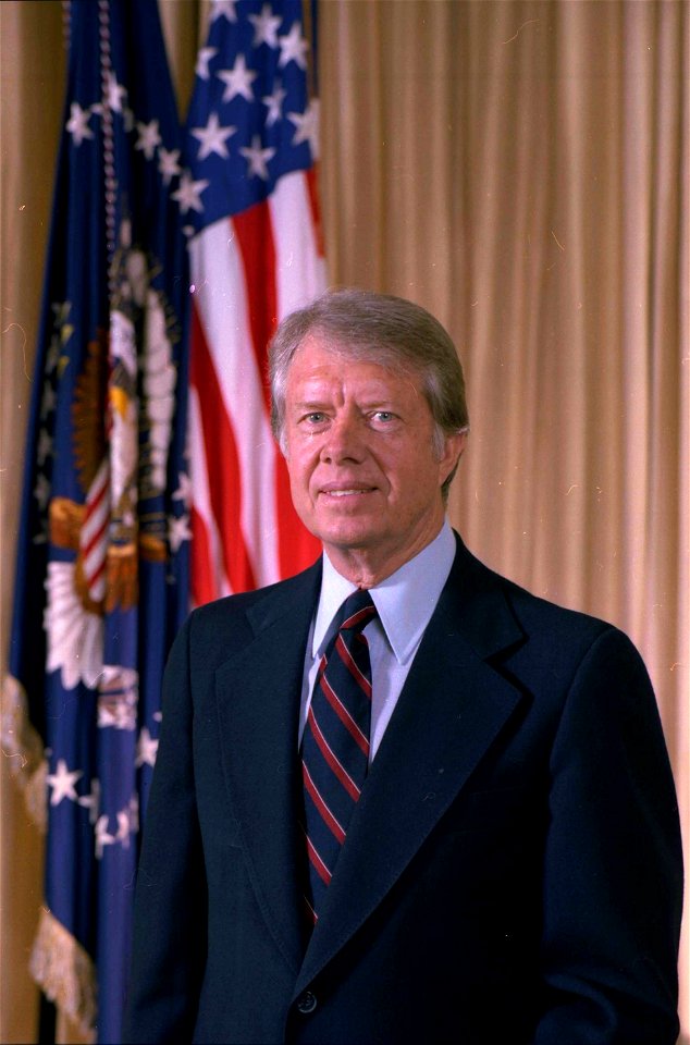 Official portrait of Jimmy Carter - NARA - 179156 (cropped)