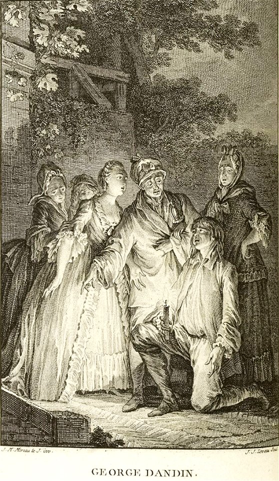 Oeuvres de Molière -George Dandin ou Le Mari confondu - Bret - Jean-Jacques Le Veau