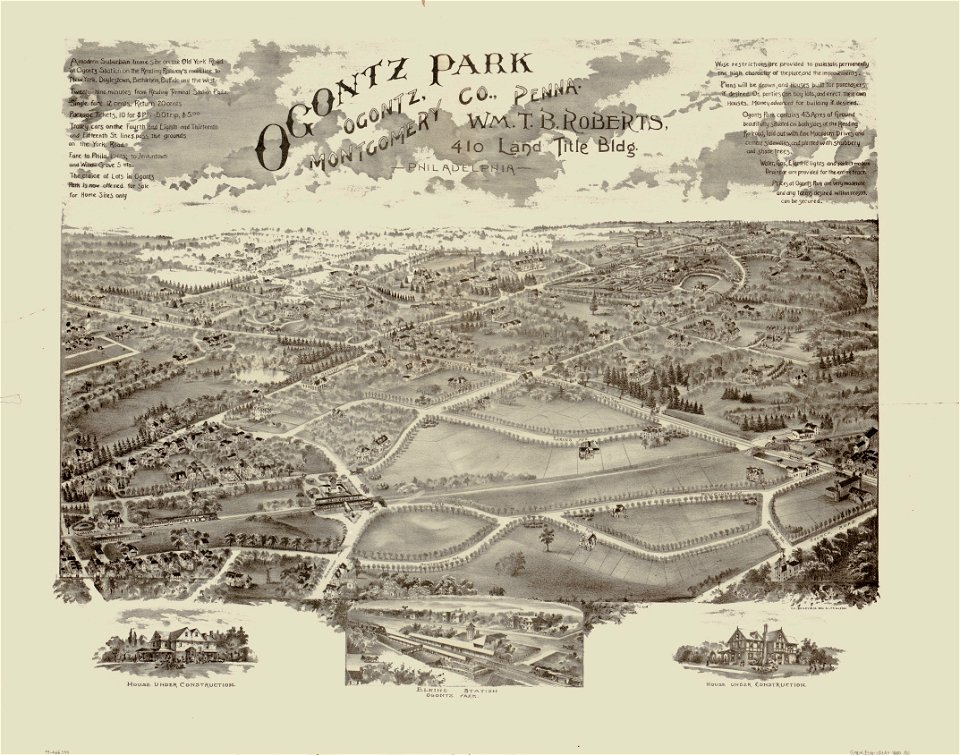 Ogontz Park, Ogontz, Montgomery Co., Penna. - Wm. T.B. Roberts, 410 Land Title Bldg., Philadelphia LOC 99466390