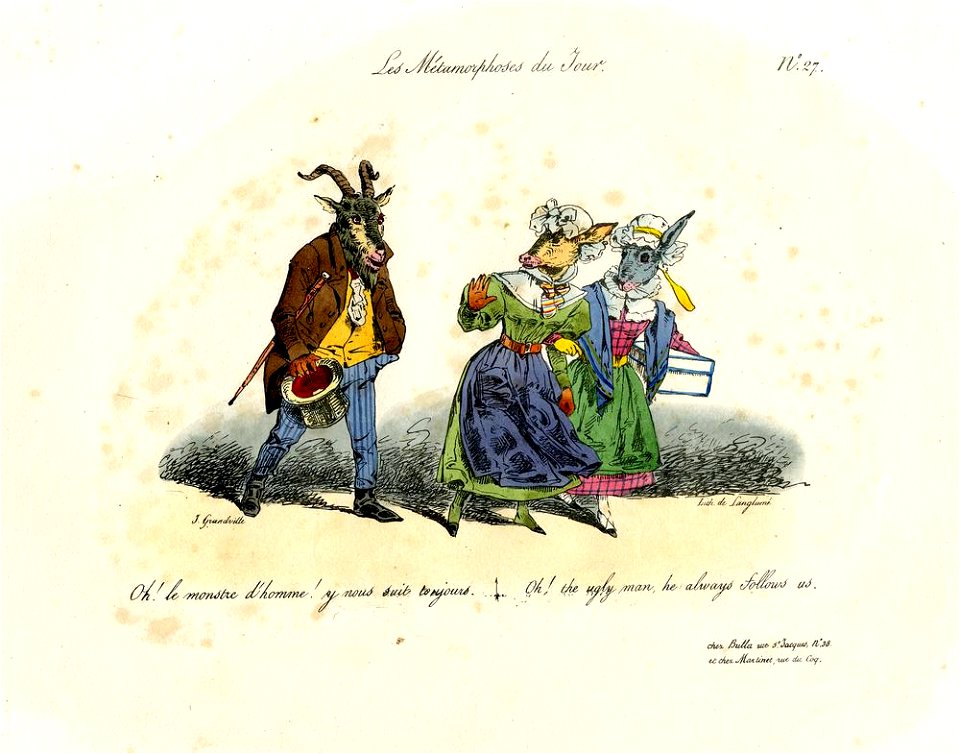 Oh! le monstre d'homme! y nous suit toujours. (BM 1856,0712.588)