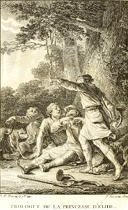 Oeuvres de Molière -La Princesse d'Élide - Bret - Jean-Jacques Le Veau
