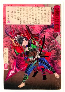 Okubo Hikozaemon rescuing Tokugawa Ieyasu on the battelfield (5759011805)