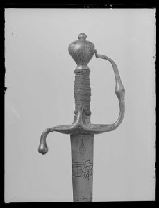 Officersvärja som tillhört Karl X Gustav, Sverige ca 1640-1660 - Livrustkammaren - 36618