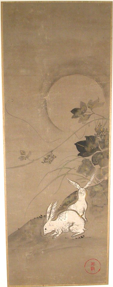 Ogata Kōrin - Rabbits - 08.148.2 - Metropolitan Museum of Art