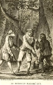 Oeuvres de Molière -Le Médecin malgré lui- Bret - Jean-Baptiste Simonet