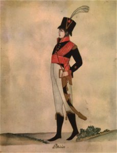 Oficial de patricios, anónimo