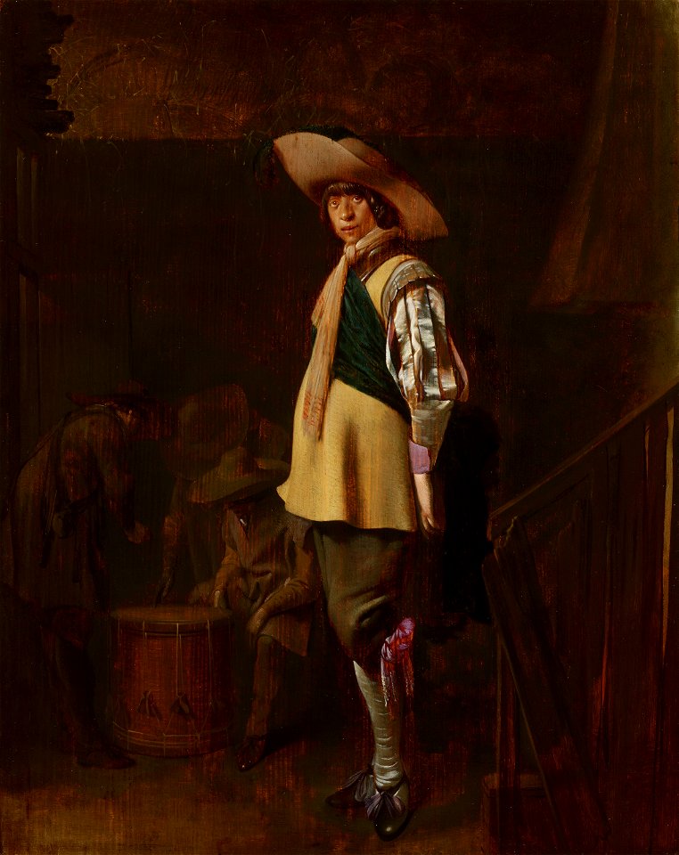 Officer, Standing by Willem Cornelisz. Duyster Mauritshuis 408