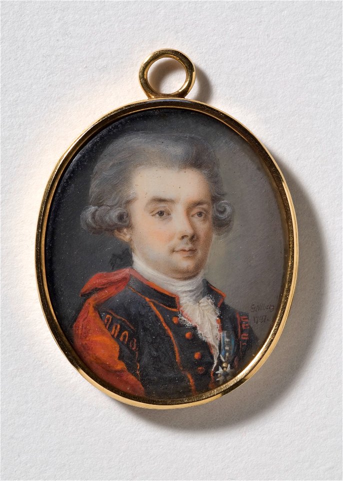 Okänd hovman, riddare av Svärdsorden (Jacob Axel Gillberg) - Nationalmuseum - 117974