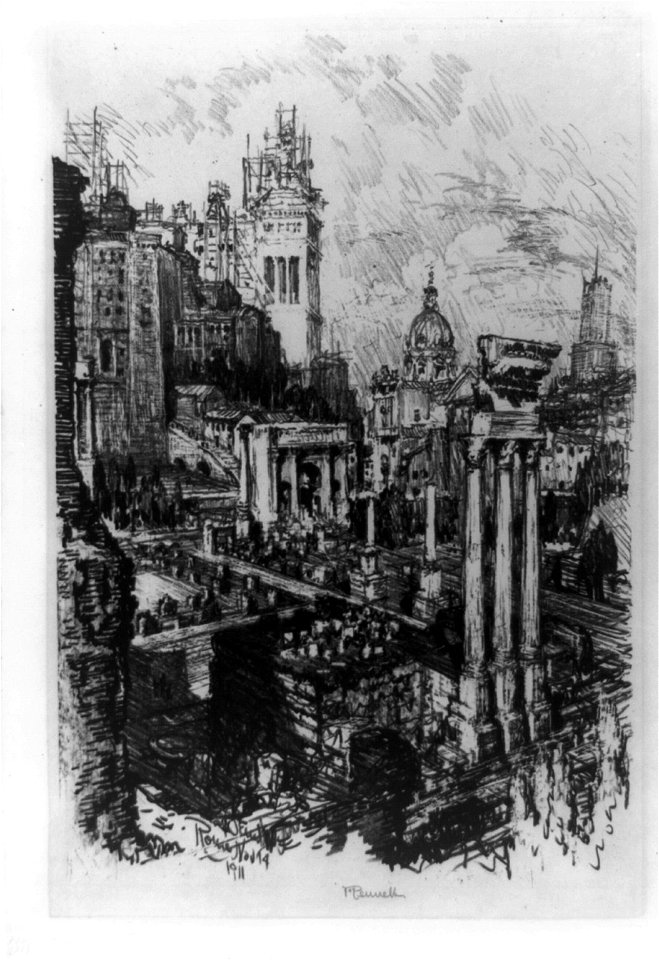 Old and new Rome - J. Pennell. LCCN93512406