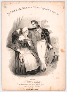 Oh! My bravest and best I resign thee! - on stone by A. Newsam ; P.S. Duval lith. Phila. LCCN2016645689