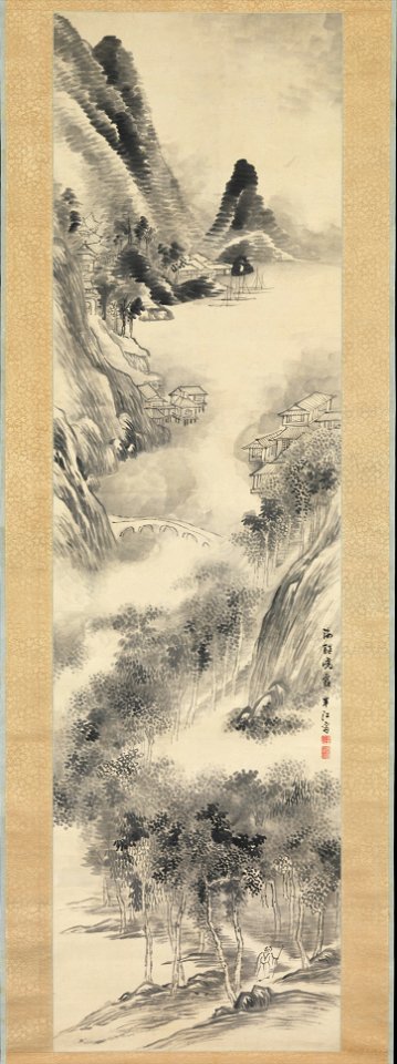 Okada Hankō - Misty Dawn at the Seashore - 1975.268.104 - Metropolitan Museum of Art