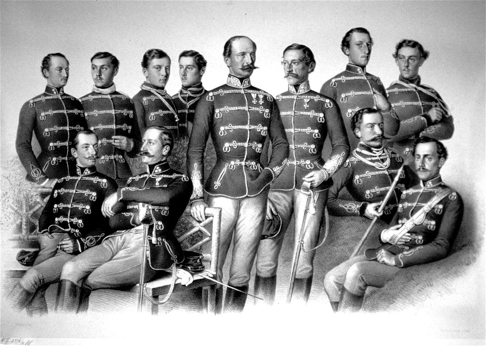 Offiziere k. k. Husarenregiment Nr. 9 Litho (2. Blatt)
