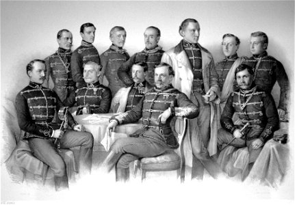 Offiziere k. k. Husarenregiment Nr. 9 Litho ( 3. Blatt)