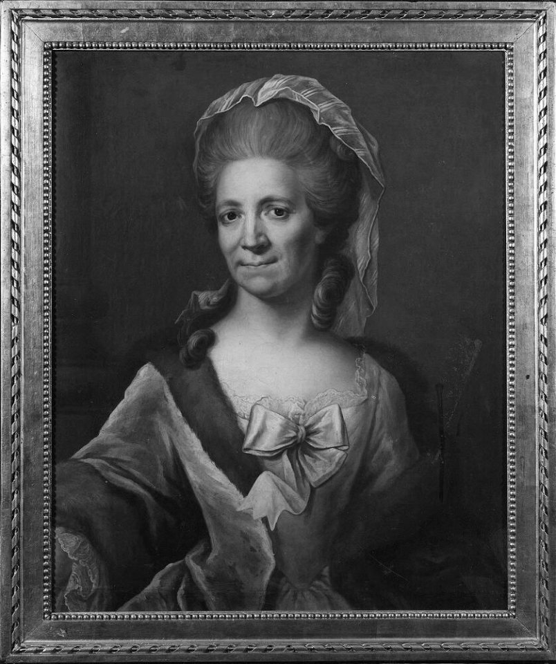 Okänd - Elisabeth Bergros (1729-1813), gift med brunnsläkare Anders Nicolai Fornander - NMGrh 3838 - Nationalmuseum