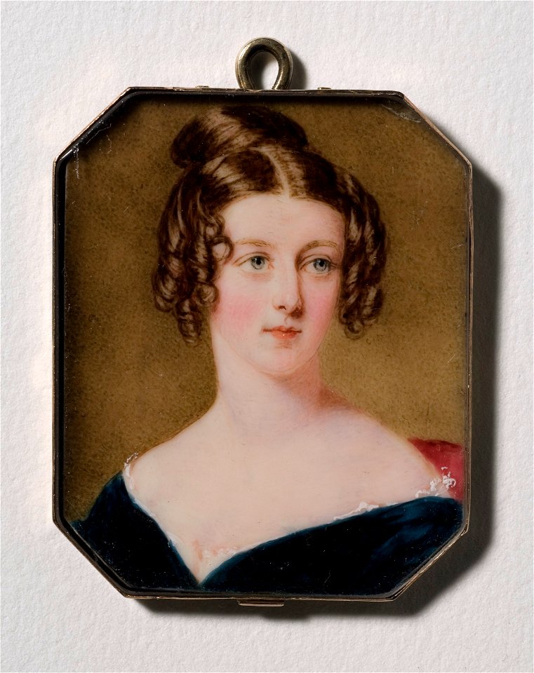 Okänd kvinna, troligen maka till mannen på NMB 2568 (William Egley) - Nationalmuseum - 117952