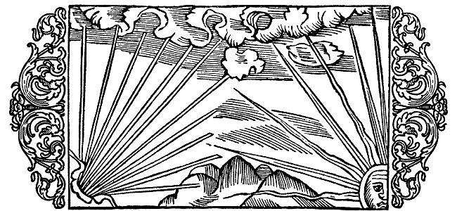 Olaus Magnus - On Predictions of the Character of the Winds. Free illustration for personal and commercial use.