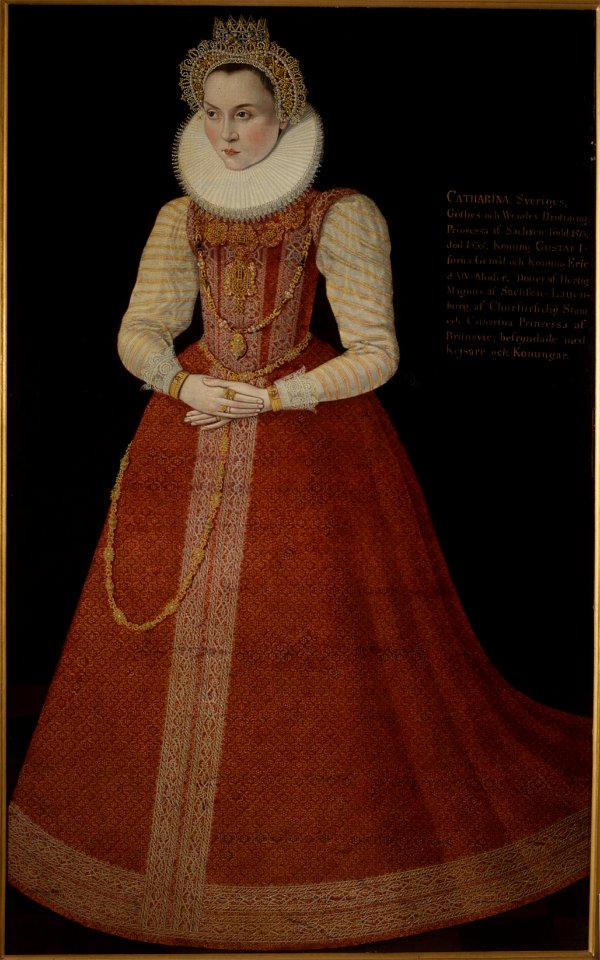 Okänd kvinna kallad Sofia, 1547-1611, prinsessa av Sverige hertiginna av Sachsen-Lau - Nationalmuseum - 15096