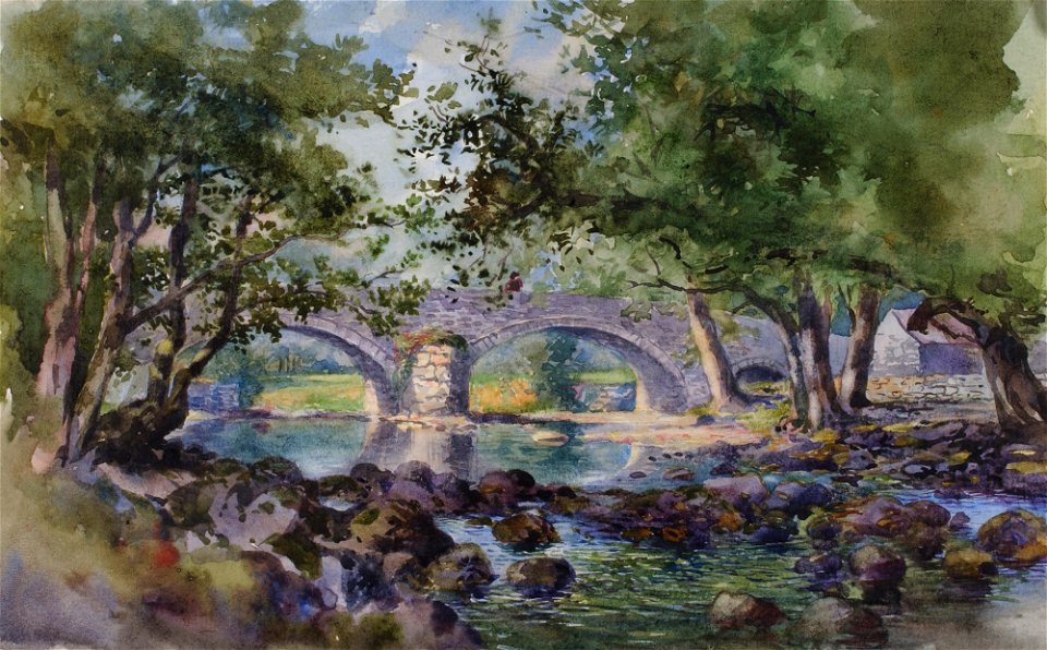 Old Bridge near Bettws-y-Coed, North Wales-1983.83.276 1