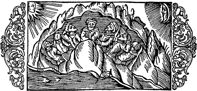 Olaus Magnus - On Seven Foreign Brothers. Free illustration for personal and commercial use.