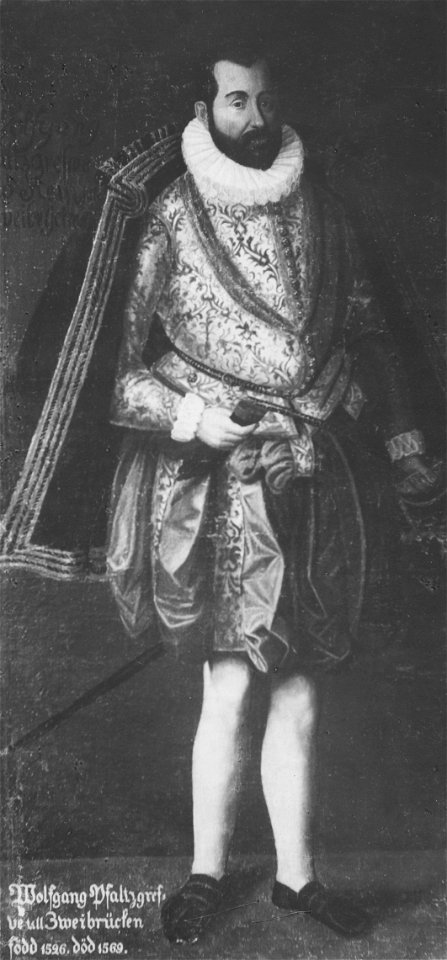 Okänd tysk furste kallad Wolfgang, 1526-1569, pfalzgreve av Zweibrücken - Nationalmuseum - 15249