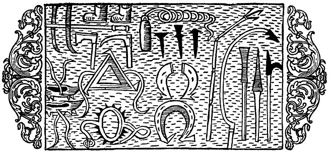 Olaus Magnus - On Ice Equipment. Free illustration for personal and commercial use.