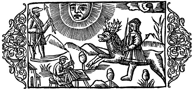 Olaus Magnus - On the Activities of the People at Moonlight