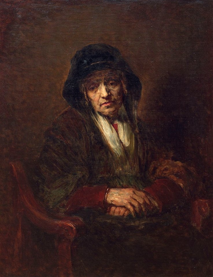 Old woman by Repin