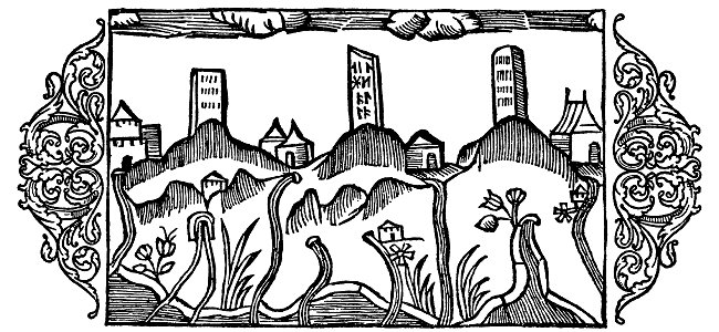 Olaus Magnus - On Bauta Memorial Stones and Veins of Water