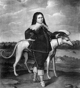 Okänd - Dvärg och hund - NMGrh 1353 - Nationalmuseum