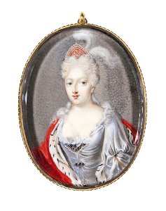 Okänd - Sofia Charlotta Karolina (1678-1749), prinsessa av Hessen-Kassel, gift hertiginna av Mecklenburg-Schwerin - NMB 2179 - Nationalmuseum