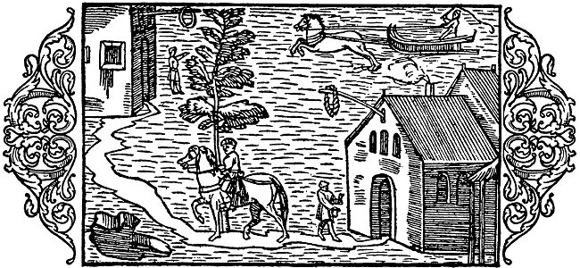 Olaus Magnus - On Lodgings on the Ice for Travellers. Free illustration for personal and commercial use.