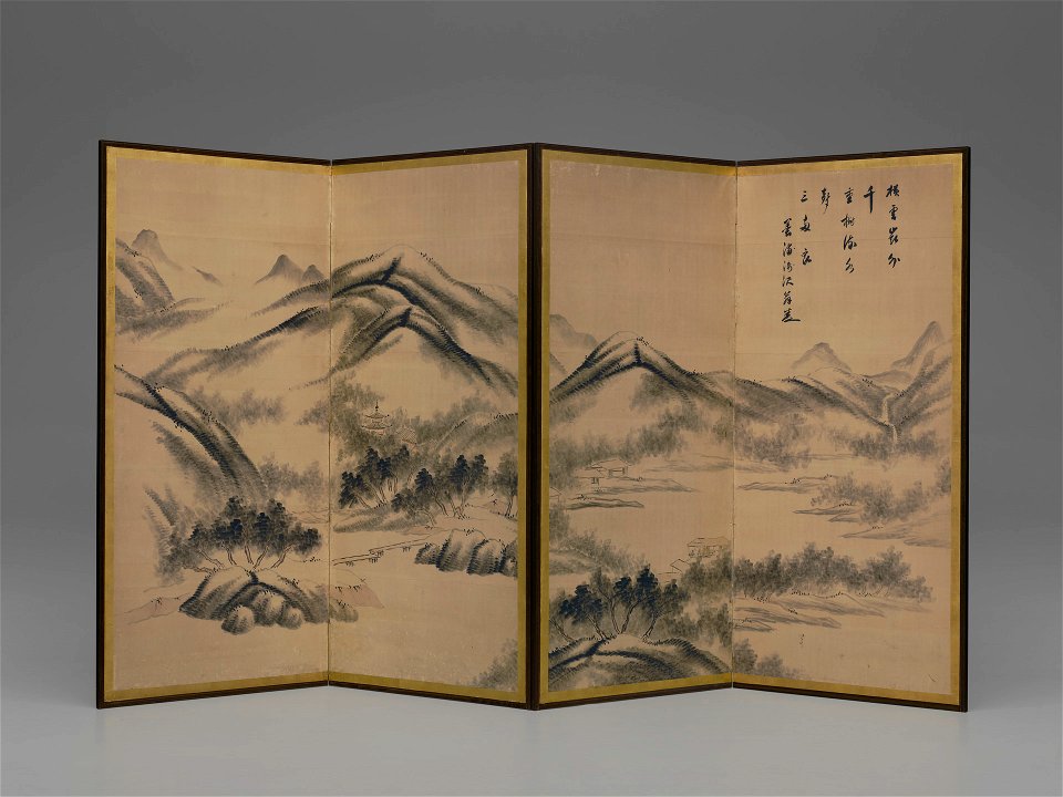 Okada Hanko - Landscape - 2009.152.1.1.2 - Yale University Art Gallery