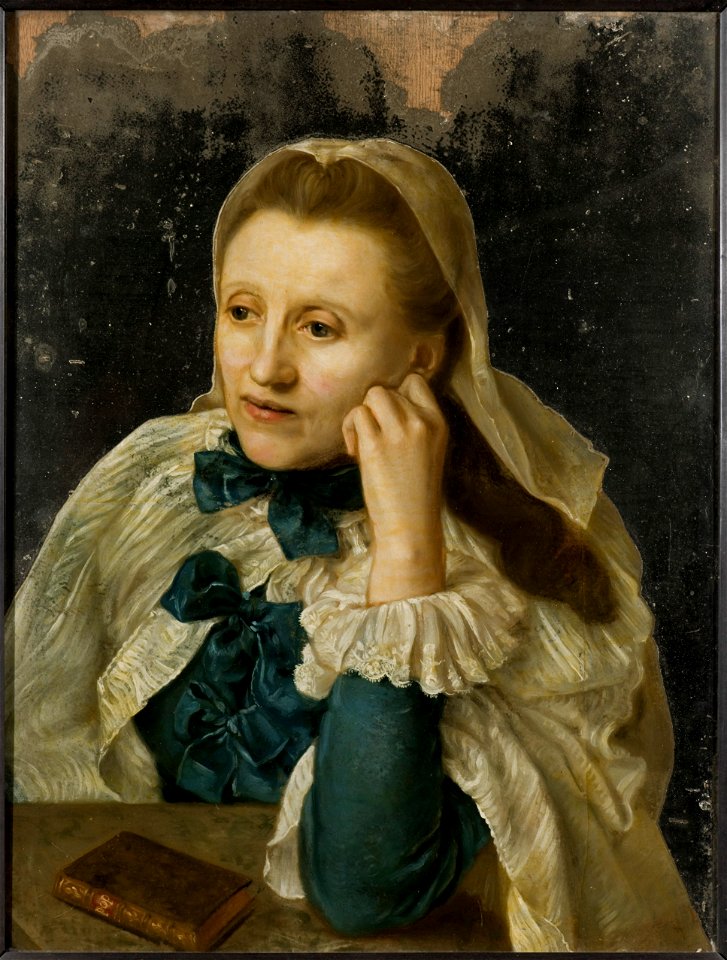 Okänd kvinna, möjligen Anna Charlotta Kruuse af Verchou (1689-1766) (Anders Bergius) - Nationalmuseum - 150260