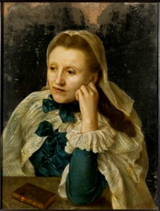 Okänd kvinna, möjligen Anna Charlotta Kruuse af Verchou (1689-1766) (Anders Bergius) - Nationalmuseum - 150260