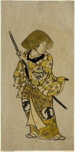 Okumura Toshinobu - The Actor Sawamura Kamesaburo as Nagoya Kosanza in the play Keisei Fukubiki Nagoya, performed at t - 1925.1898 - Art Institute of Chicago