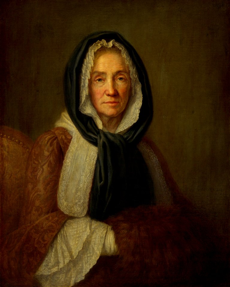 Old Woman with a Muff A10908
