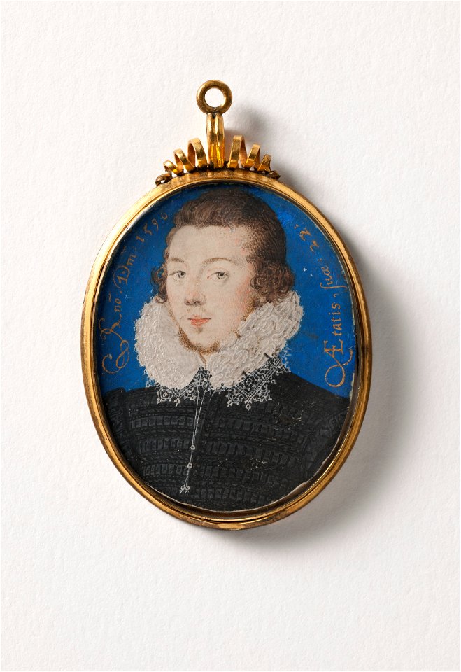 Okänd man (Nicholas Hilliard) - Nationalmuseum - 24881