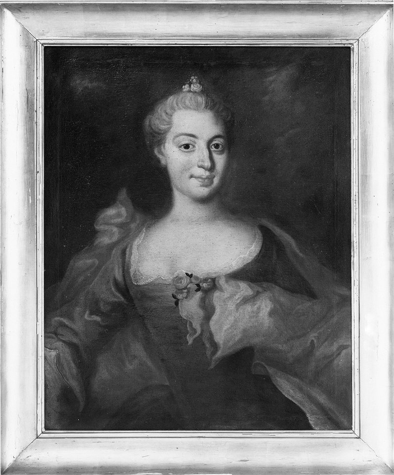 Okänd kvinna, möjligen gift med kommissarie Johan Gustaf Lund (Johan Stålbom) - Nationalmuseum - 39899